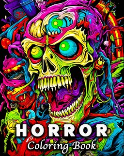 Couverture_Horror Coloring Book