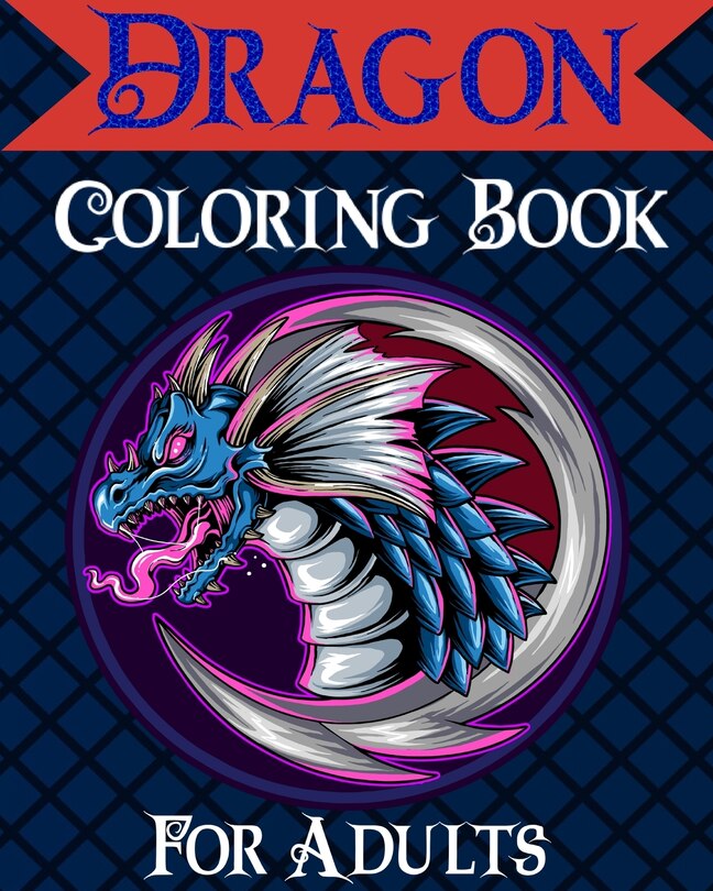 Couverture_Dragon Coloring Book for Adults