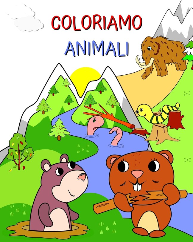 Front cover_Coloriamo Animali