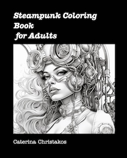 Front cover_Steampunk Coloring Book for Adults
