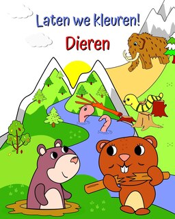 Front cover_Laten we kleuren! Dieren