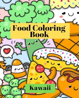 Front cover_Kawaii Food Coloring Book