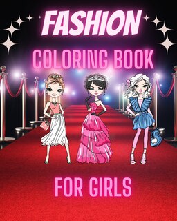 Front cover_Fashion Coloring Book For Girls