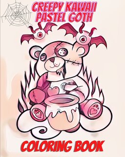Front cover_Creepy Kawaii Pastel Goth Coloring Book