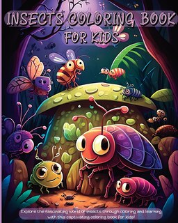 Front cover_Insects Coloring Book For Kids