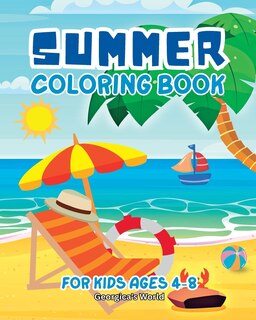 Couverture_Summer Coloring Book for Kids Ages 4-8