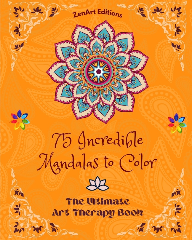 Front cover_75 Incredible Mandalas to Color
