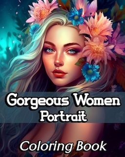 Front cover_Gorgeous Women Portrait Coloring Book