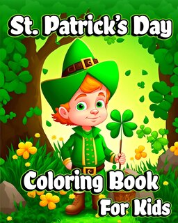 Front cover_St. Patrick's Day Coloring Book for Kids