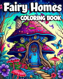 Front cover_Fairy Homes Coloring Book