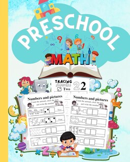 Front cover_Math Activity Book For Kids