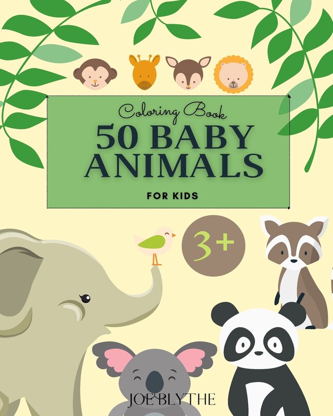 Couverture_50 Baby Animals Coloring Book