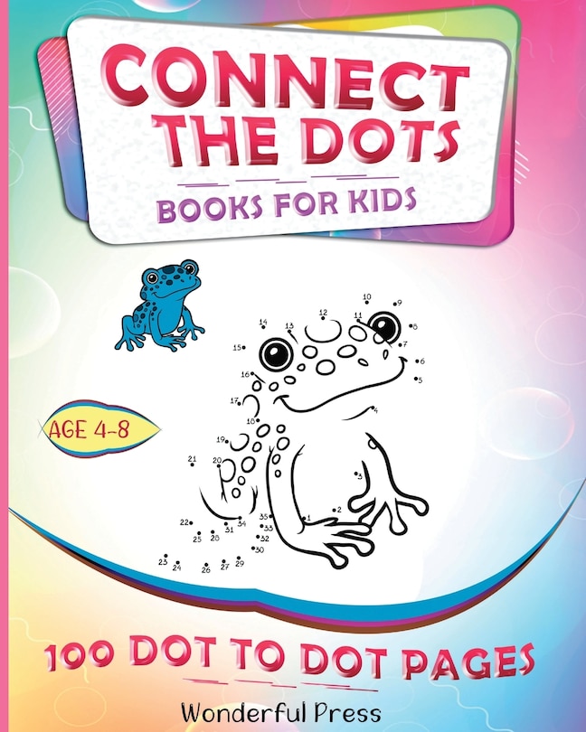 CONNECT THE DOTS for Kids Ages 4-8 - 100 Dot to Dot Puzzles: A Fun Book Filled with Cute Animals, Cars, Spaceships, Airplanes, Fruits, Flowers...