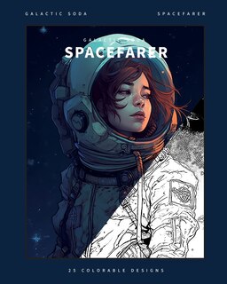 Front cover_Spacefarer (Coloring Book)