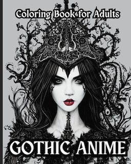 Front cover_Gothic Anime - Coloring Book for Adults