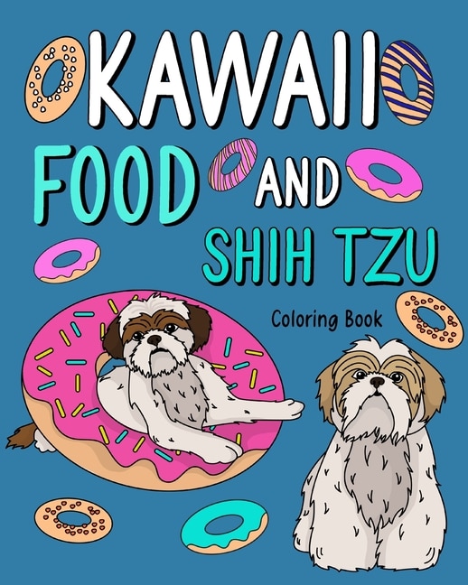 Front cover_Kawaii Food and Shih Tzu Coloring Book