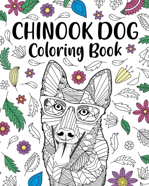 Front cover_Chinook Dog Coloring Book