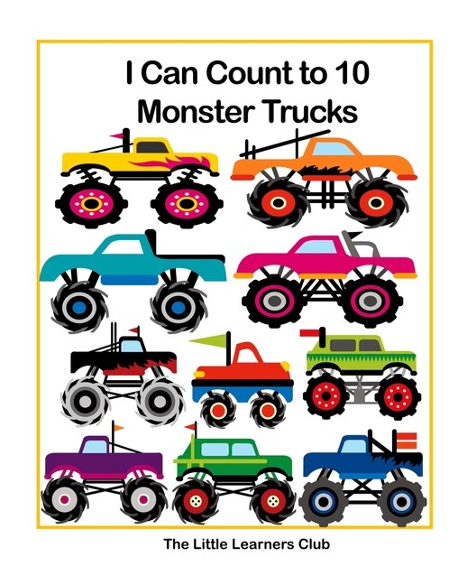 Front cover_I Can Count to 10 - Monster Trucks