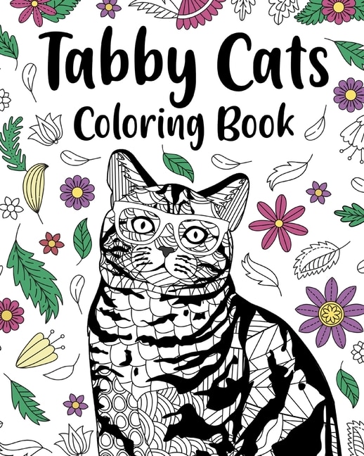 Front cover_Tabby Cats Coloring Book