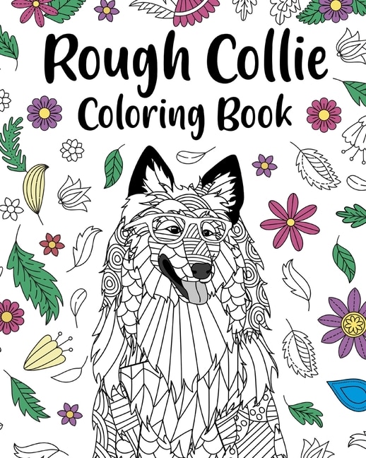 Front cover_Rough Collie Coloring Book