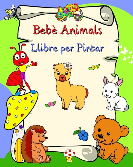 Couverture_Beb&egrave; Animals Llibre per Pintar