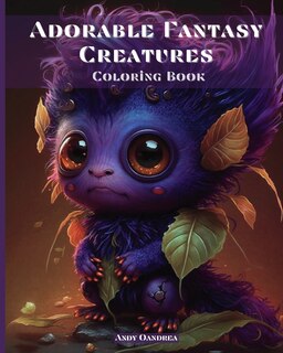 Front cover_Adorable Fantasy Creatures Coloring Book