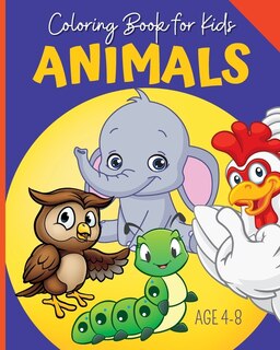 Front cover_ANIMALS - Coloring Book For Kids