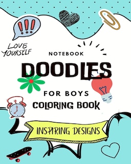 Front cover_Notebook Doodles For Boys