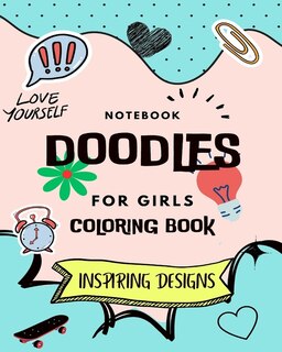 Front cover_Notebook Doodles For Girls