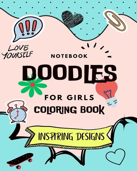 Front cover_Notebook Doodles For Girls