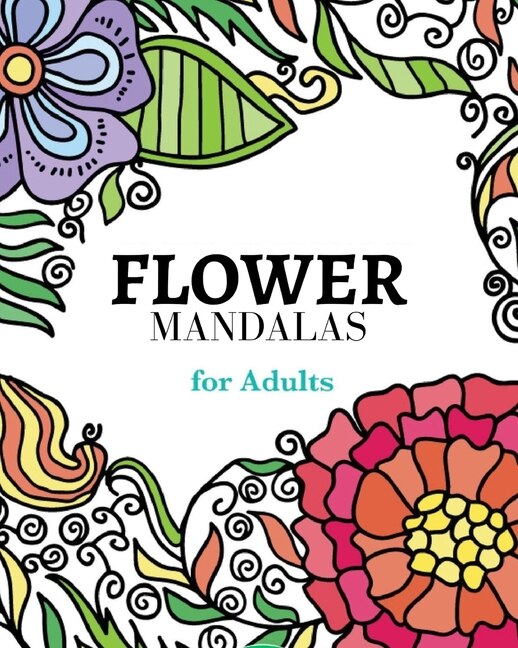 Front cover_Flower Mandalas Coloring Book