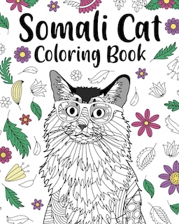 Front cover_Somali Cat Coloring Book