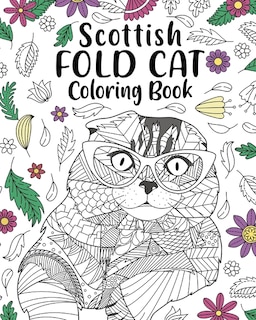 Front cover_Scottish Fold Cat Coloring Book