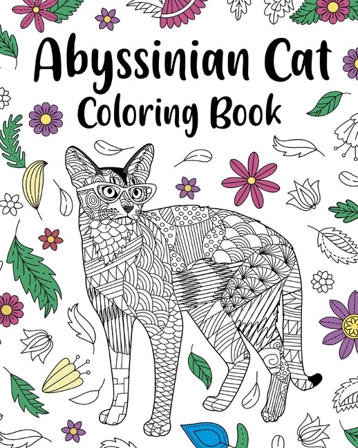 Front cover_Abyssinian Cat Coloring Book