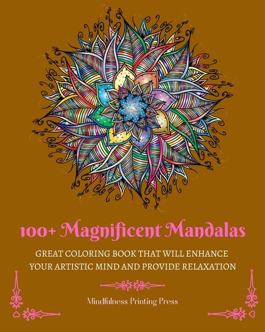 Couverture_100+ Magnificent Mandalas