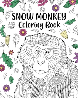 Couverture_Snow Monkey Coloring Book