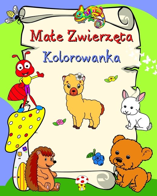 Front cover_Male Zwierzęta Kolorowanka