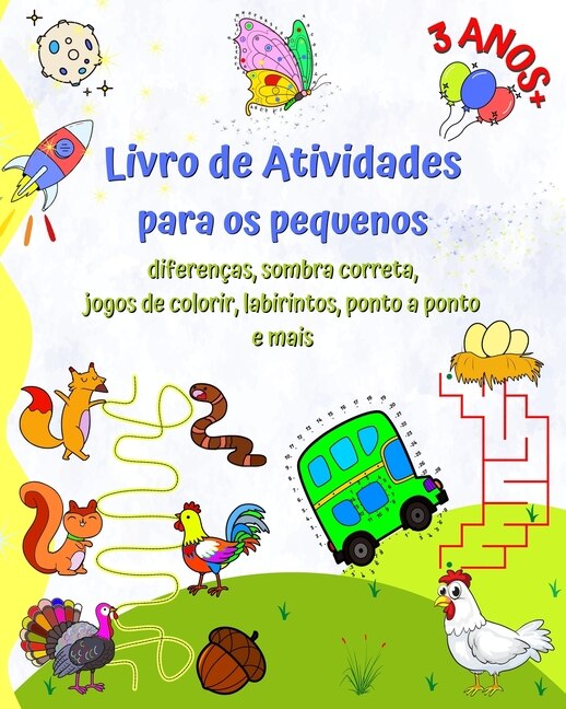 Couverture_Livro de Atividades para os pequenos 3 ANOS+