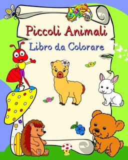 Front cover_Piccoli Animali Libro da Colorare