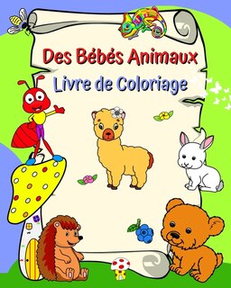 Couverture_Des Bébés Animaux Livre de Coloriage