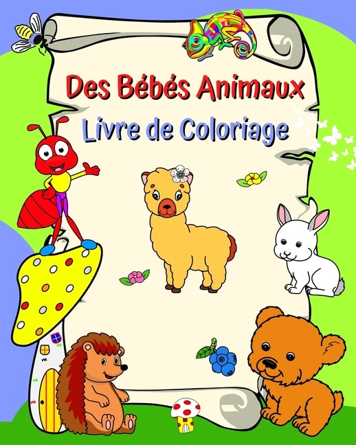 Couverture_Des Bébés Animaux Livre de Coloriage