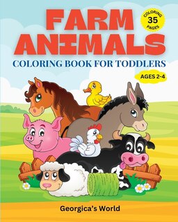 Couverture_Farm Animals Coloring Book for Toddlers
