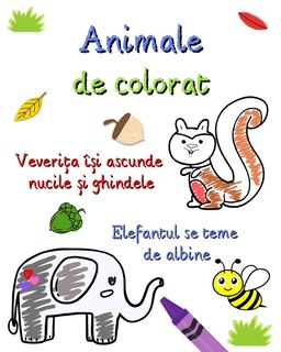 Front cover_Animale de colorat