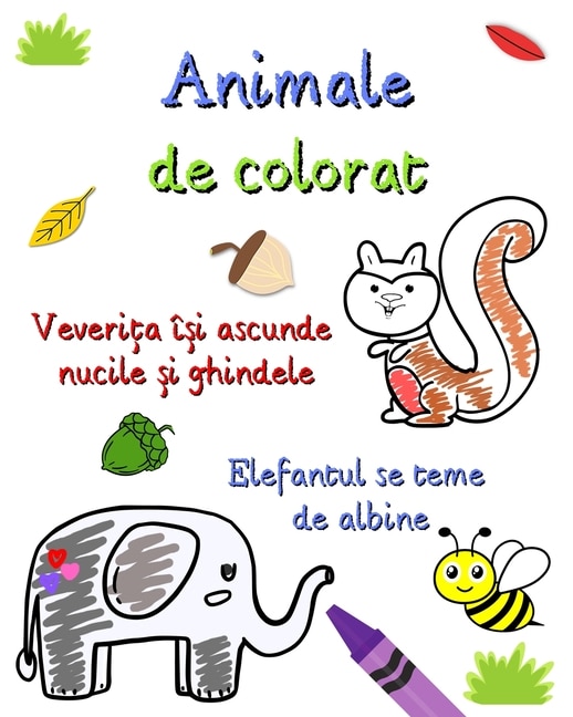 Front cover_Animale de colorat