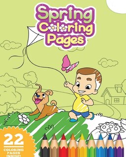 Couverture_Spring Coloring Book For Kids
