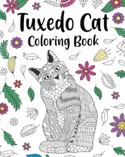 Front cover_Tuxedo Cat Coloring Book