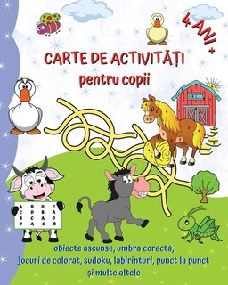 Couverture_Carte de Activități pentru copii 4 ANI +