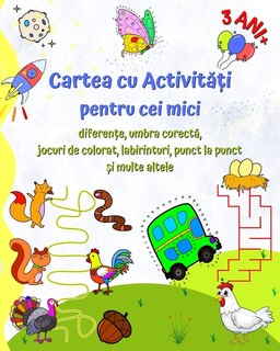 Couverture_Cartea cu Activități pentru cei mici 3 ANI +