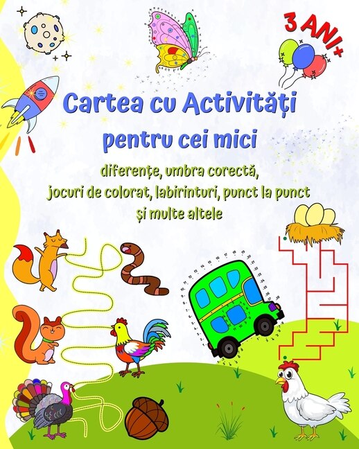 Couverture_Cartea cu Activități pentru cei mici 3 ANI +