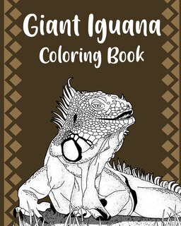 Front cover_Giant Iguana Coloring Book